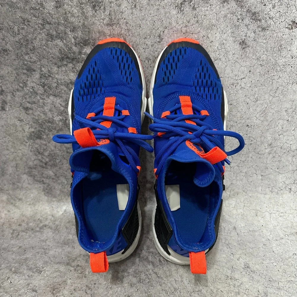 Nike Air Huarache Drift Mens 11 Blue Orange Sneakers AO1133-400 Racer Blue